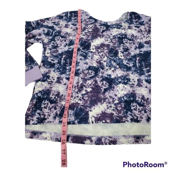 Under Armour Rival Fleece Tie Dye Crewneck Sweatshirt - Picture 10 of 11